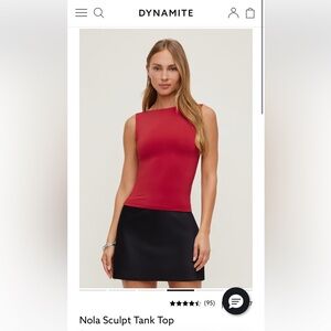 Dynamite Bodycon Tank Top